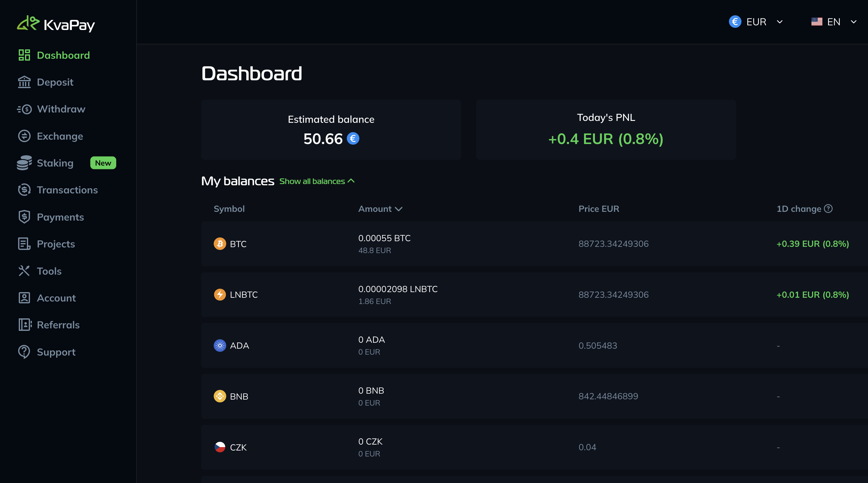 KvaPay project showcase